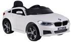 BMW 6 GT sähköauto lapsille 12V Litium, valkoinen