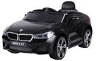 BMW 6 GT sähköauto lapsille 12V Litium, musta
