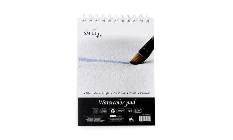 SMLT Art A5 260gsm akvarellilehtiö