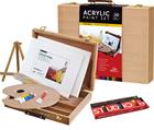 Phoenix Paint Set maalaussetti puulaatikossa