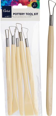 Artist Pottery Tool Kit 5 kpl savityökalut