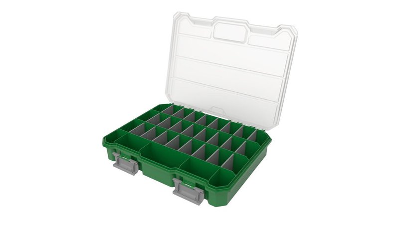 Laatikko Regular Organizer Compact L QBRICK | vihreä (PA*2954)