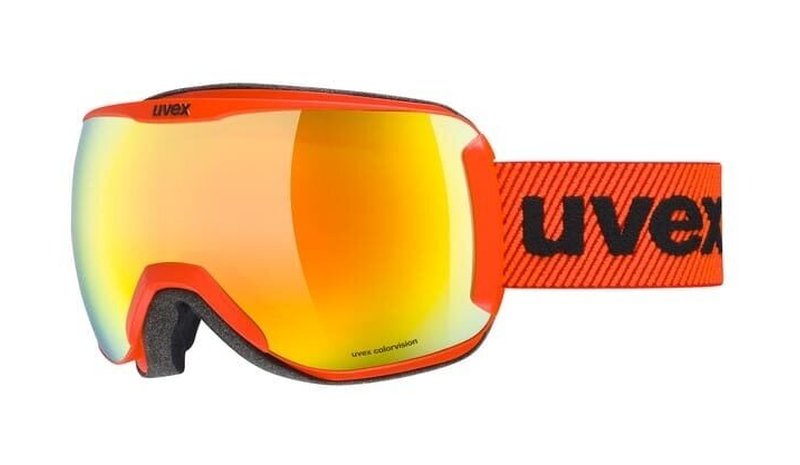 Slidinejämaskit Uvex Downhill 2100 CV, oranssi/punainen