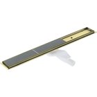 Deante 2-in-1 lineaarinen suihkun viemäri, harjattu kulta, 80 cm