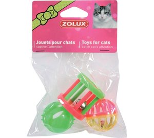 Leikkisetti kellolla Zolux Ball, 3 kpl.