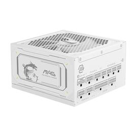 MSI MAG A1000GL PCIE5 WHITE 1000W -virtalähde, 80 Plus Gold