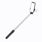 Hurtel Selfie Stick WR1YXS Telescopic Tripod 0.71m with Round Lamp - Black