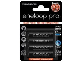 Eneloop-paristot Panasonic BK-4HCCE / 4BE (4 kpl.)