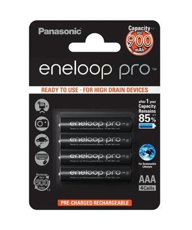 Eneloop-paristot Panasonic BK-4HCCE / 4BE (4 kpl.)