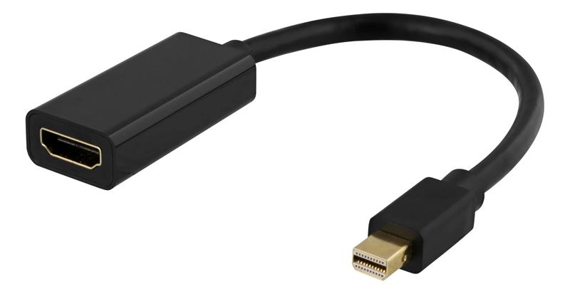DELTACO HDMI - miniDisplayPort adapter