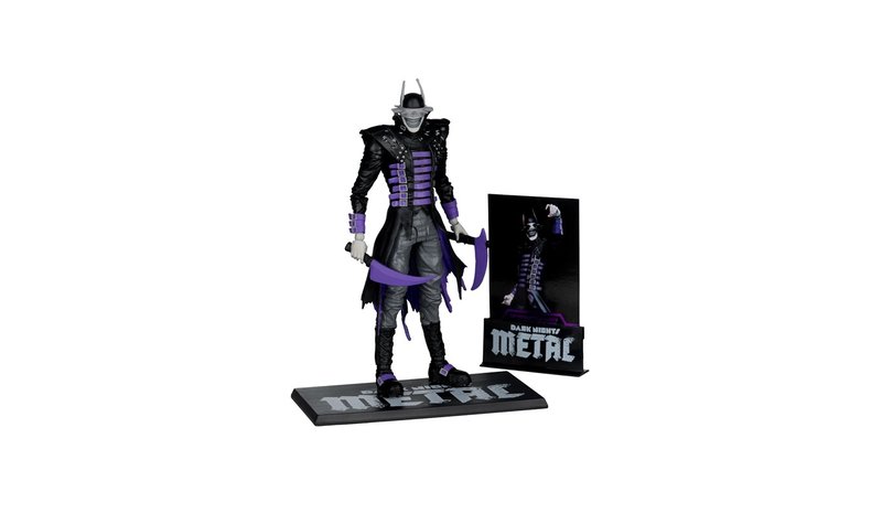 Figu: Dc Multiverse - The Batman Who Laughs (B&W w Accent) (GL) FIGU