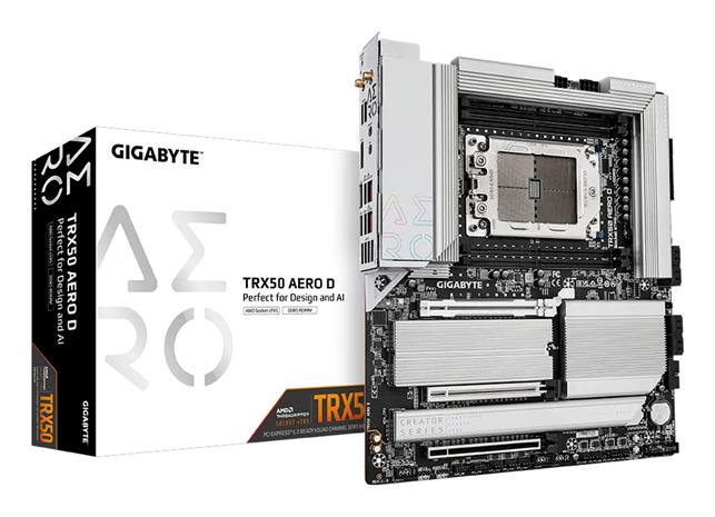 GIGABYTE TRX50 AERO D Emolevy - AMD TRX50 - AMD sTR5 socket - DDR5 RAM - Extended ATX