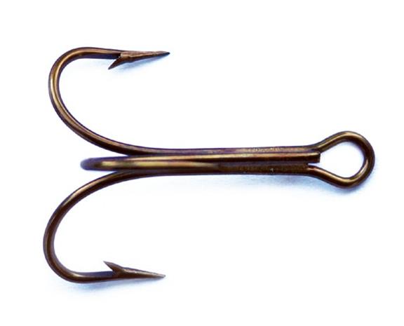 Mustad 3551 Pronssi kolmihaarakoukku