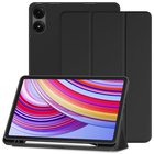 Connect Tri-Fold Stylus holder Stand Case Samsung Galaxy Tab S9 11'' X710 / X716B / X718U (2023) Musta