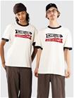 Deus Ex Machina Arrows Ringer T-paita pristine white