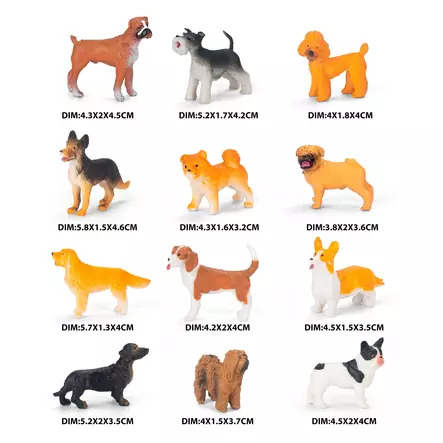 The Pet World pikkukoira figuuripakkaus