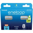 Ladattavat Eneloop-akut BK-4MCCE / 8BE, 8 kpl