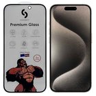 Connect iPhone 15 Pro Privacy 3D Corning Gorilla Glass 5X vahva Musta