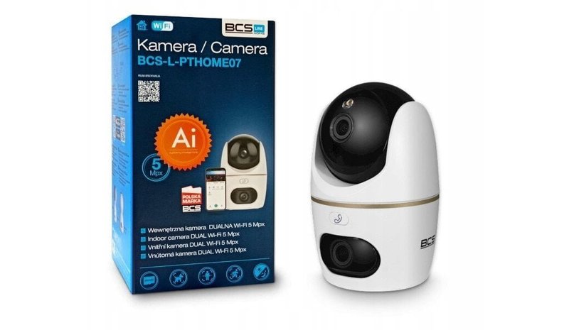 Bcs Line Bcs-l-pthome07 Wi-fi sisäinen kamera, 5mpx, 30m ja – kuva 1/1