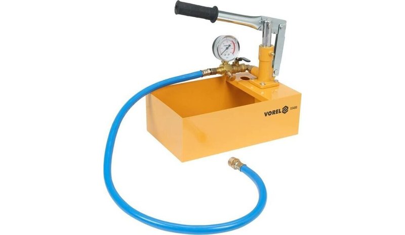 Manuaalinen hydrostaattinen testipumppu 5l, 25 bar