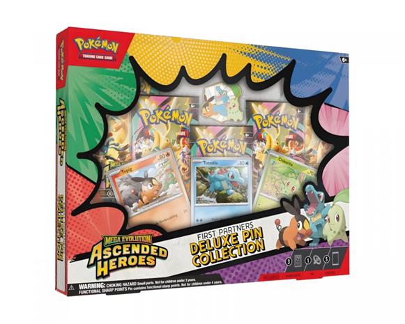 Pokemon TCG: ME02.5 Ascended Heroes - First Partners Deluxe Pin Collection KORTTI