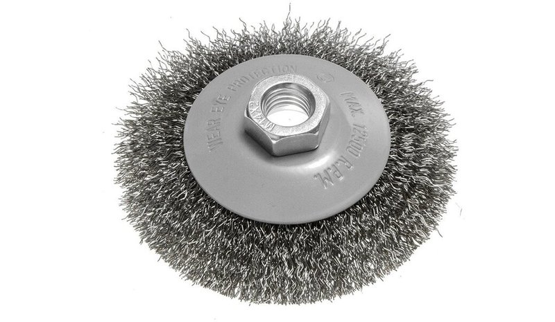 Grafiittilevyteräharja, 100 mm, M14 – kuva 1/1
