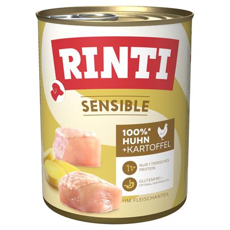 6x800g Sensible kana & peruna RINTI koiranruoka