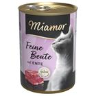 12x400g Feine Beute ankka Miamor kissan märkäruoka