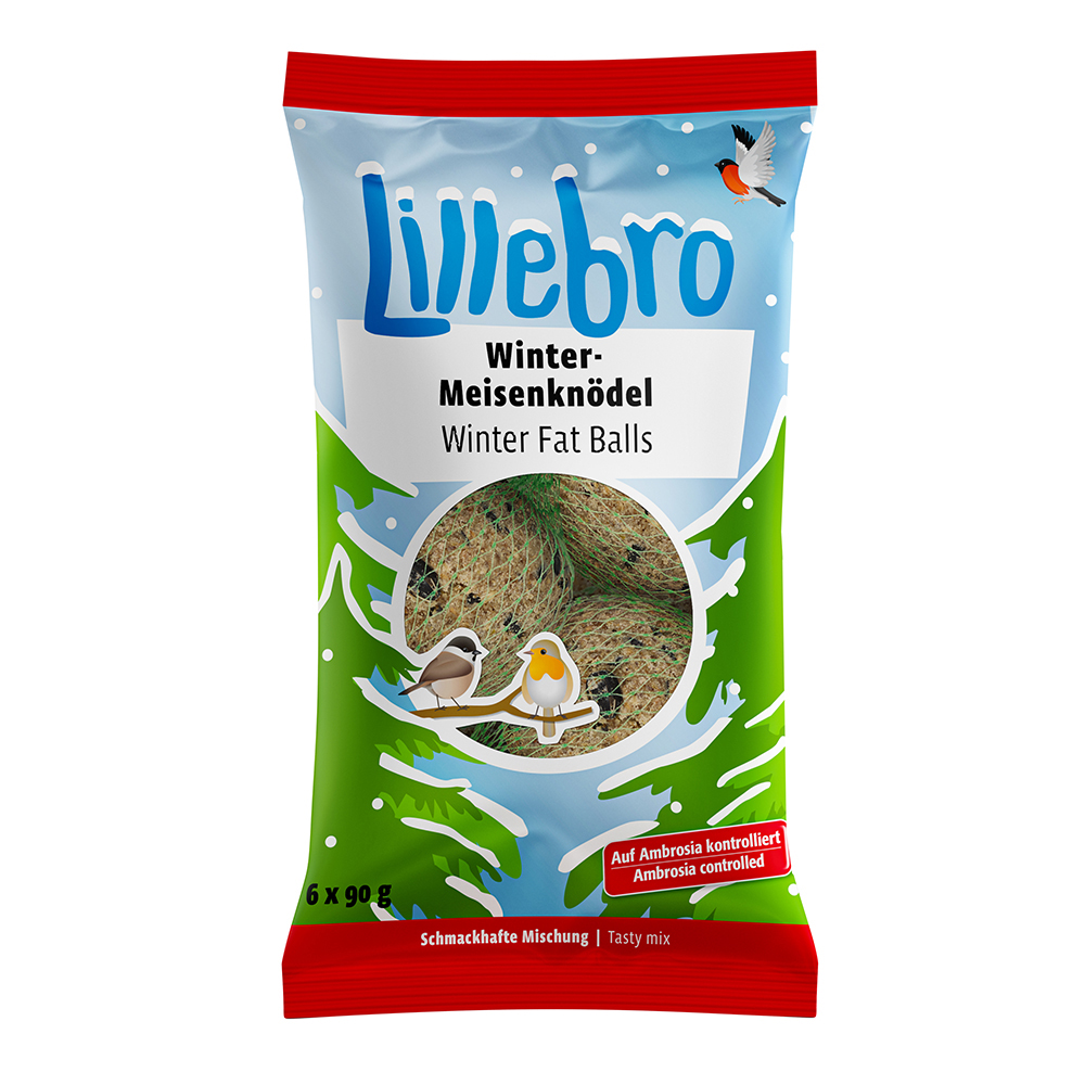 6kpl Winter-talipallot Lillebro-linnunruoka
