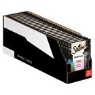 28 x 85 g Megapakkaus Sheba â€“ tuorepussilajitelma kastikkeessa, lohi, märkäruoka kissoille
