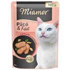 10x85g Pä¢tä© & Fillet lohi Miamor kissan märkäruoka
