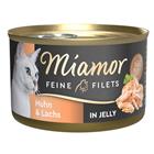 1x100g Fine Filets kana & lohi hyytelössä Miamor kissanruoka
