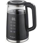 Lasinen vedenkeitin 1.7 l digitaalisella ohjauksella Michelino 74357 lasi/ musta