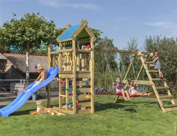 Jungle Gym Nomad Leikkiteline + Kiipeilyseinä