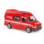 Metallinen paloauto malli valotehosteilla