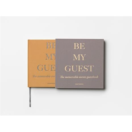Guest Book Beige/Yellow Printworks