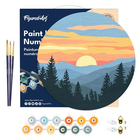 Figure'd Art Puinen numeromaalaus Pine Forest – kuva 1/1