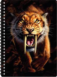 Deluxebase 3D Livelife Sabertooth muistikirja