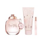 Setti Coach: Floral, Eau De Parfum, naisille, 90 ml + Floral, Eau De Parfum, naisille, 7,5 ml + Floral, vartalovoide, koko vartalolle, 100 ml