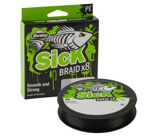 BERKLEY SICK BRAID BLACK 0.29 150M SIIM