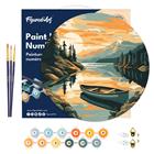 Figure'd Art Puinen numeromaalaus Mountain Lake