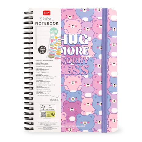 Legami kierremuistikirja maxi Teddy Bear