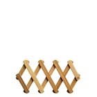 Aida Raw Teak Adjustable Trivet - 60 Cm Home Tableware Dining & Table Accessories Coasters Aida