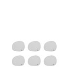 Aida Raw Silic - Soft Surface Coaster - Light Grey Home Tableware Dining & Table Accessories Coasters Grey Aida