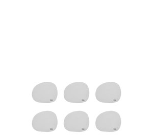 Aida Raw Silic - Soft Surface Coaster - Light Grey Home Tableware Dining & Table Accessories Coasters Grey Aida