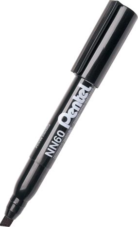 Pentel NN60-A Permanent Marker 3,9/5,8mm Black kynä