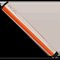 DSP Ultra Golf Grip - PG75 - Pearl White/Blaze Orange - 38.4 mm – kuva 1