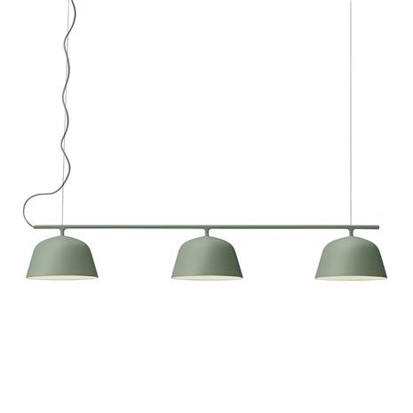 Muuto Ambit Rail -kattolamppu Dusty green