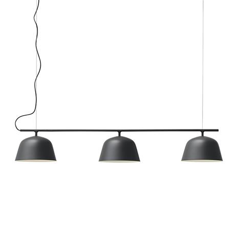 Muuto Ambit Rail -kattolamppu musta