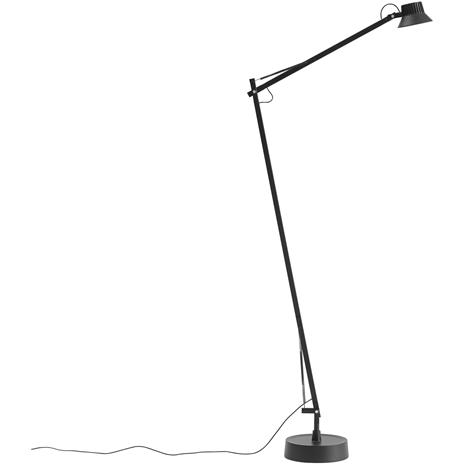 Muuto Dedicate lattiavalaisin Musta, 112 cm – kuva 3/5